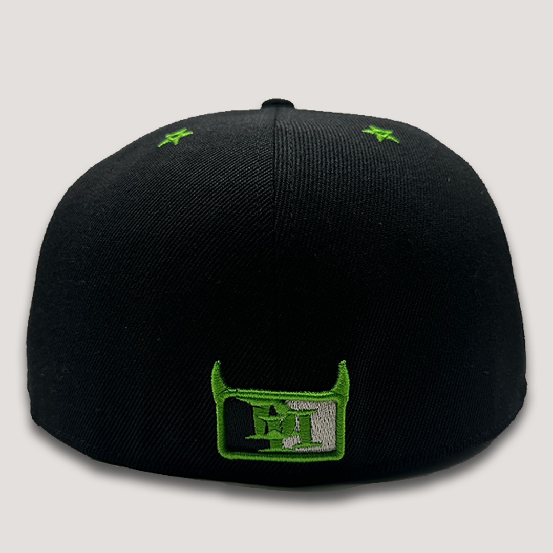Black Chroma Fitted Hat