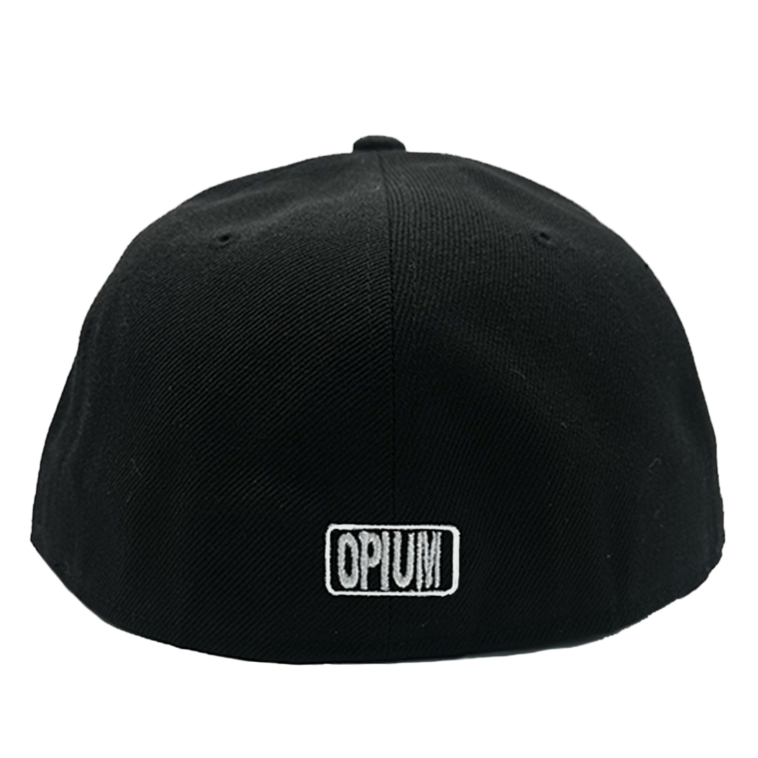 BLACK OPIUM MUSIC FITTED HAT