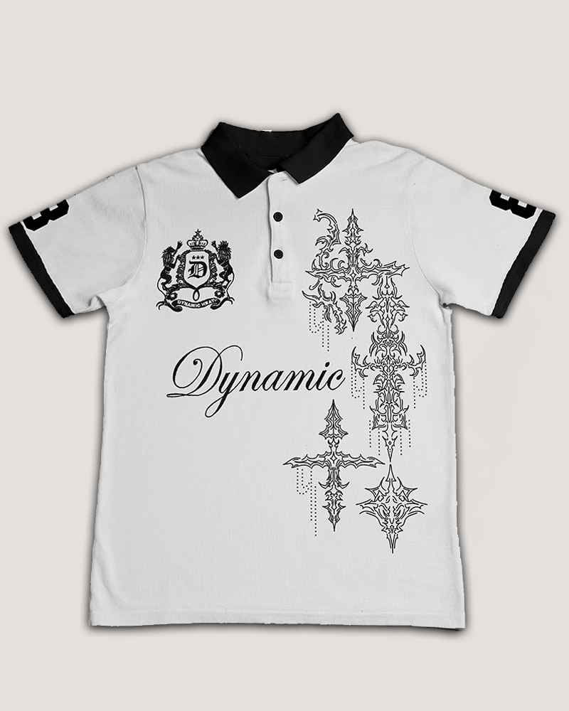 DYN POLO SHIRT (CLASSIC WHITE)