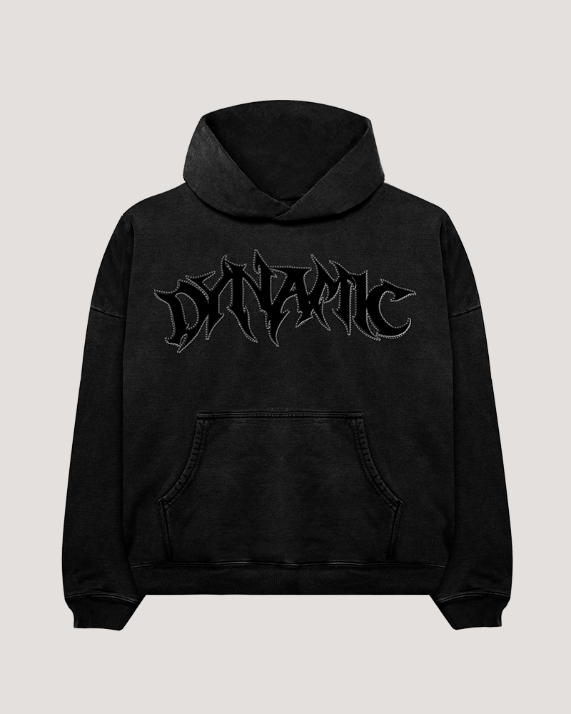 BLACK 00DYNAMIC HOODIE