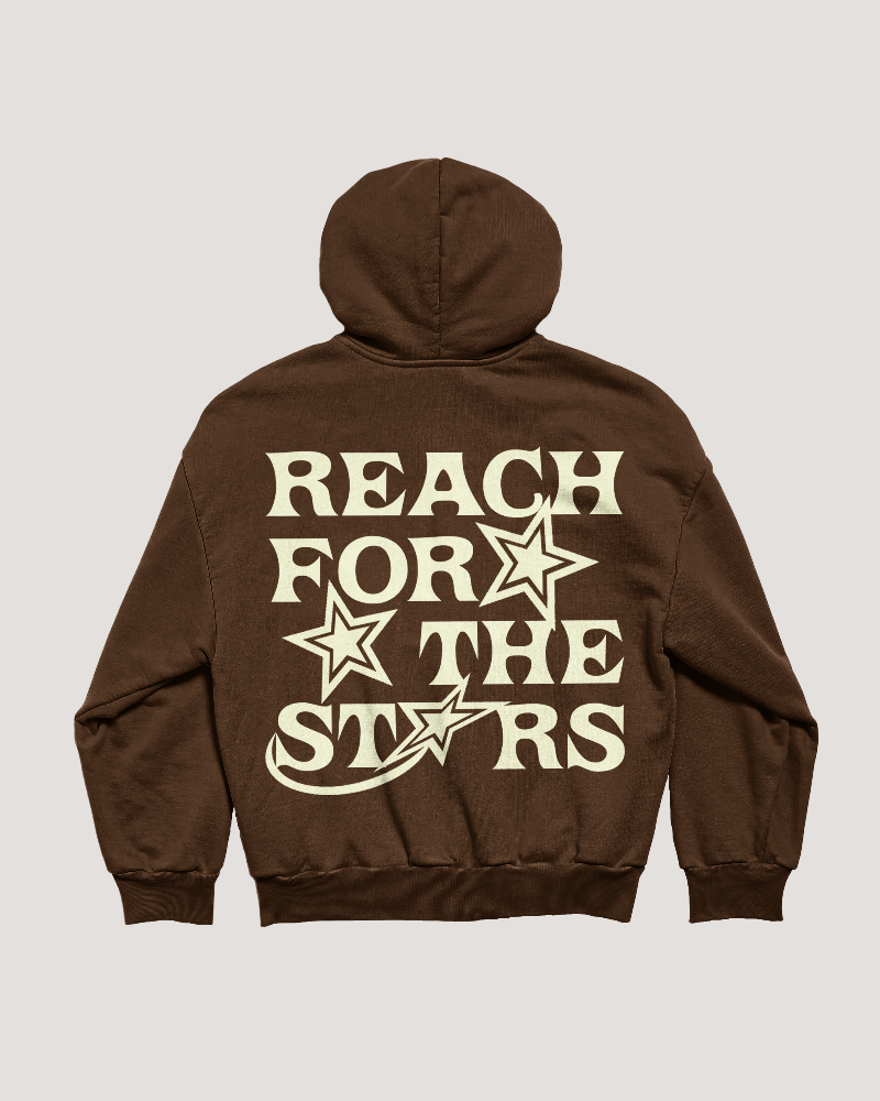 MOCHA DYNAMIC ZIP HOODIE