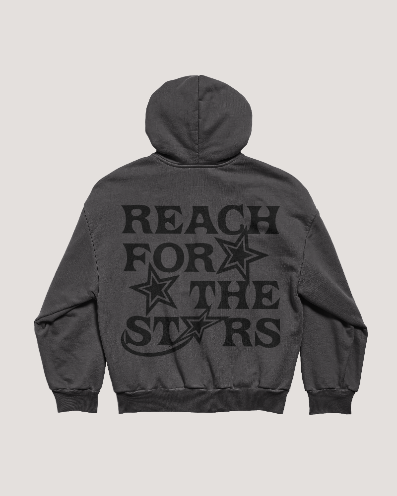 SMOKE GREY DYNAMIC ZIP HOODIE