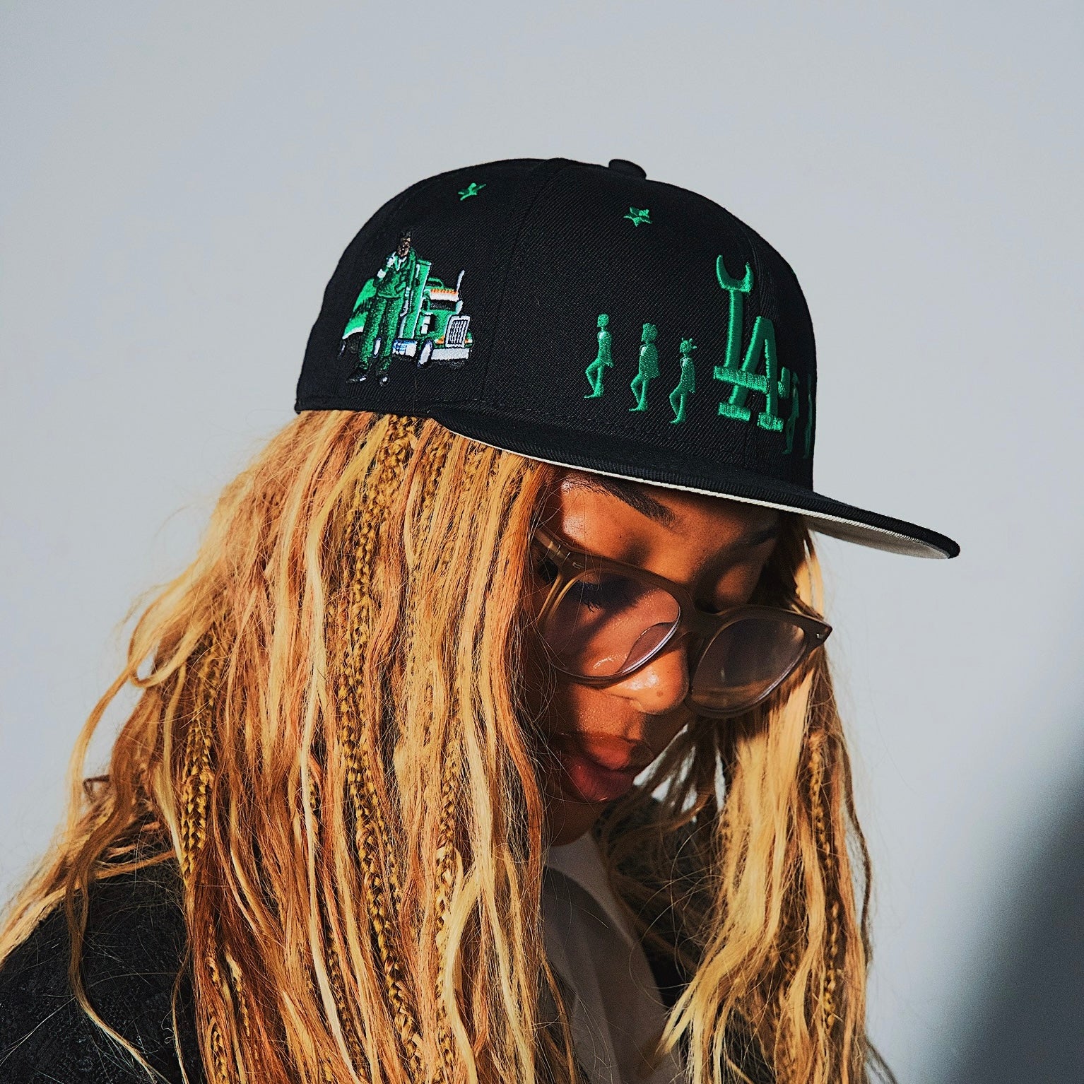 Black Chroma Fitted Hat 