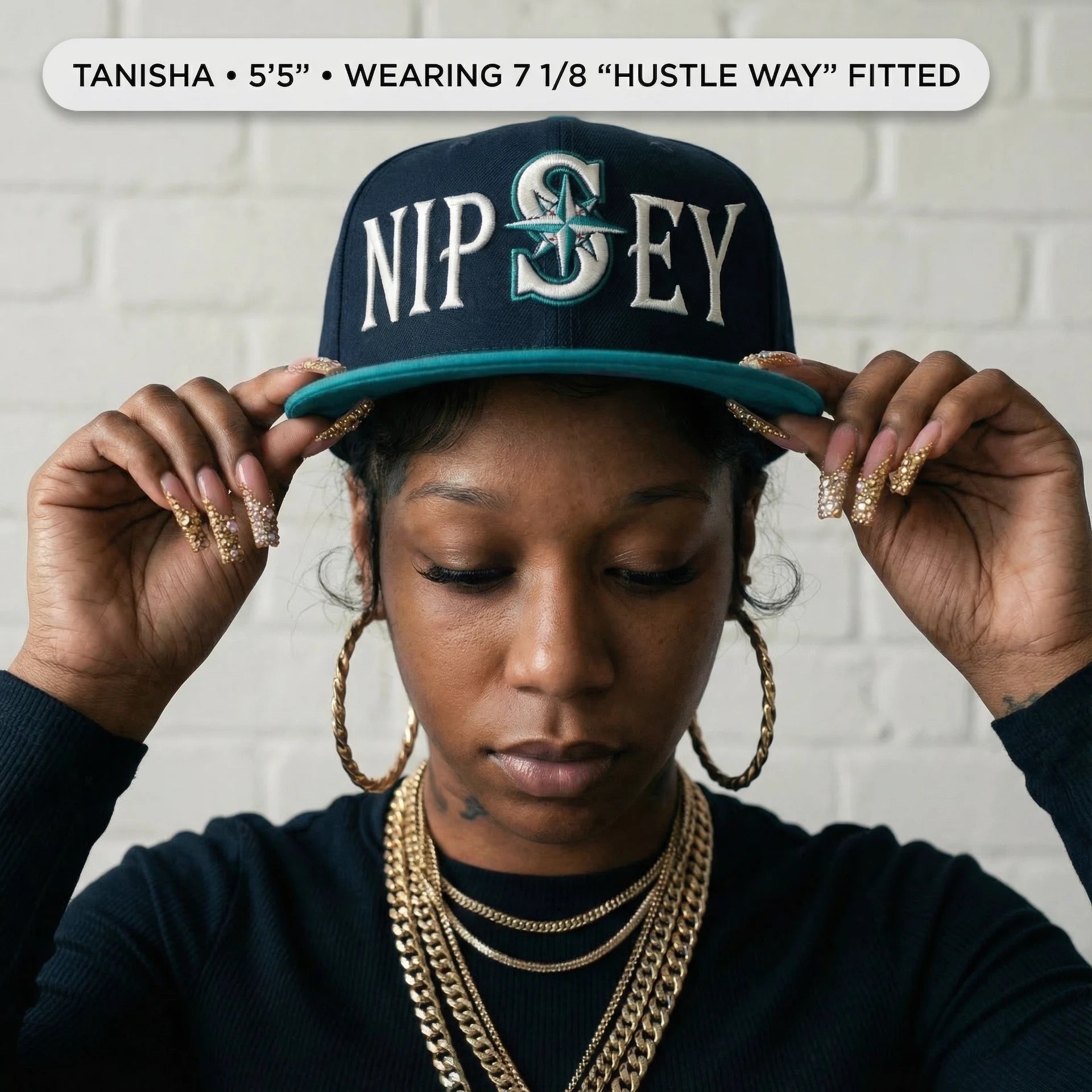 The Hussle Way Fitted Hat 