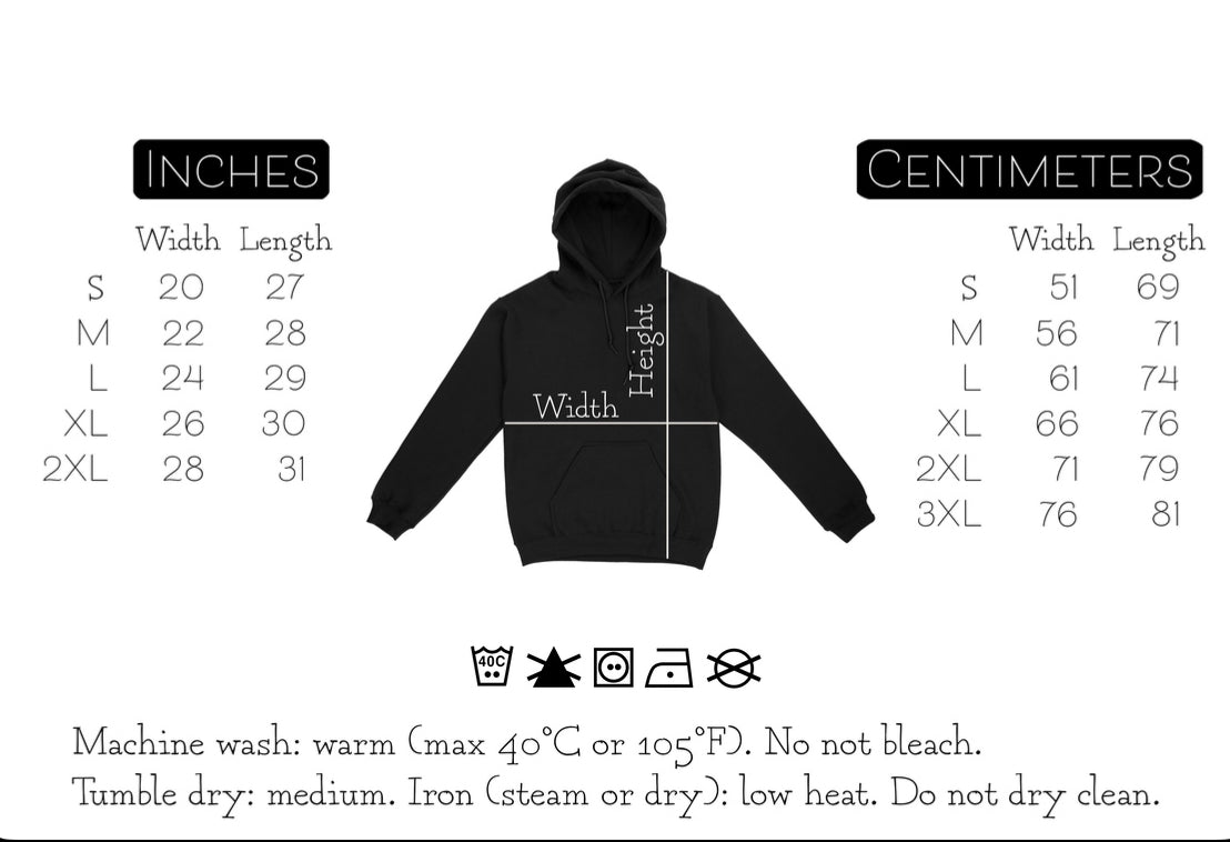 BLOND embroider hoodie WITH BACK DESIGN