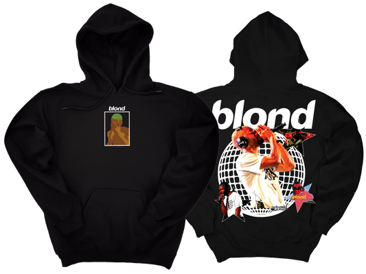 BLOND embroider hoodie WITH BACK DESIGN