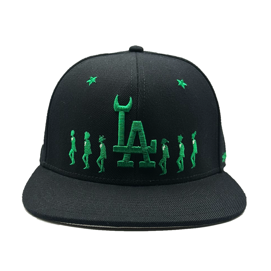 Black Chroma Fitted Hat