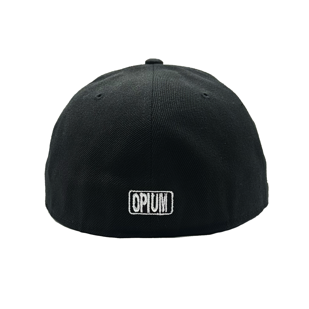 BLACK OPIUM MUSIC FITTED HAT 
