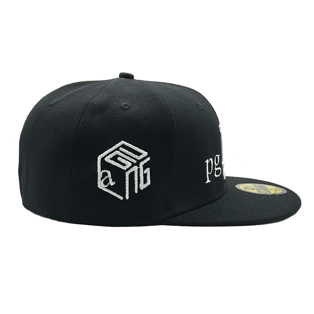 Black PGLANG Fitted Hat 