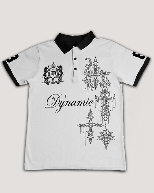 DYN POLO SHIRT (CLASSIC WHITE)