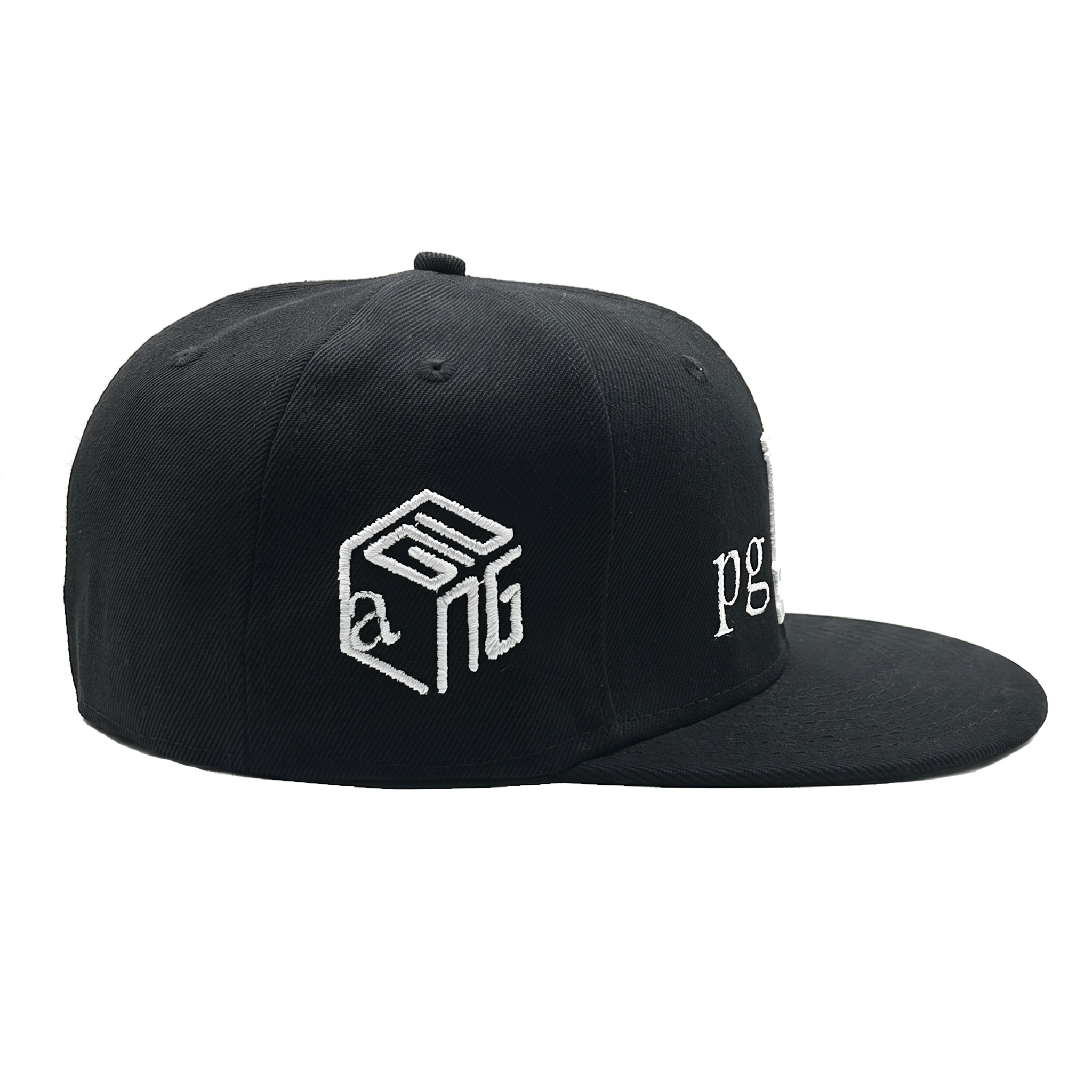 Black PGLANG Fitted Hat 