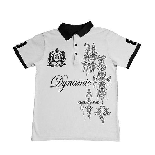 DYN POLO SHIRT (CLASSIC WHITE)